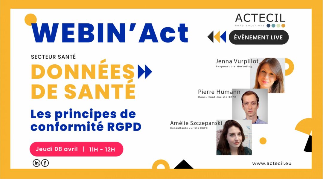 Webin’Act – Données de santé