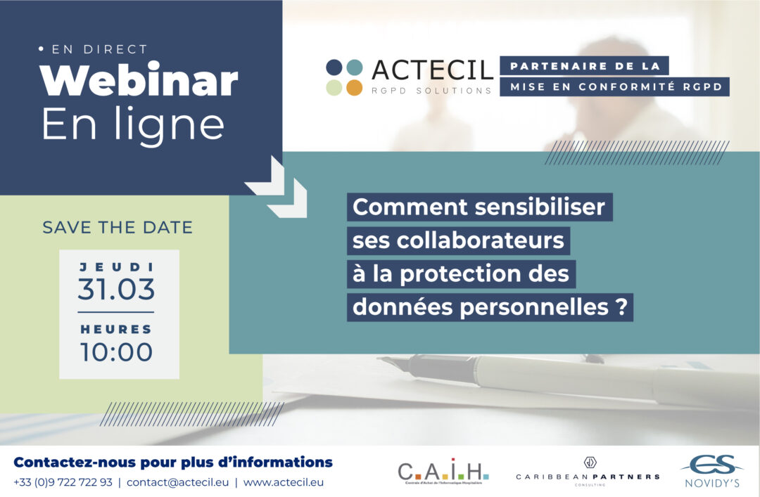 Webinar | Comment sensibiliser ses collaborateurs à la protection des données personnelles ?