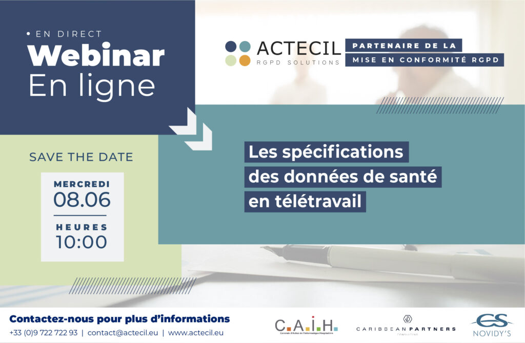 Webinar | Les spécifications des données de santé en télétravail