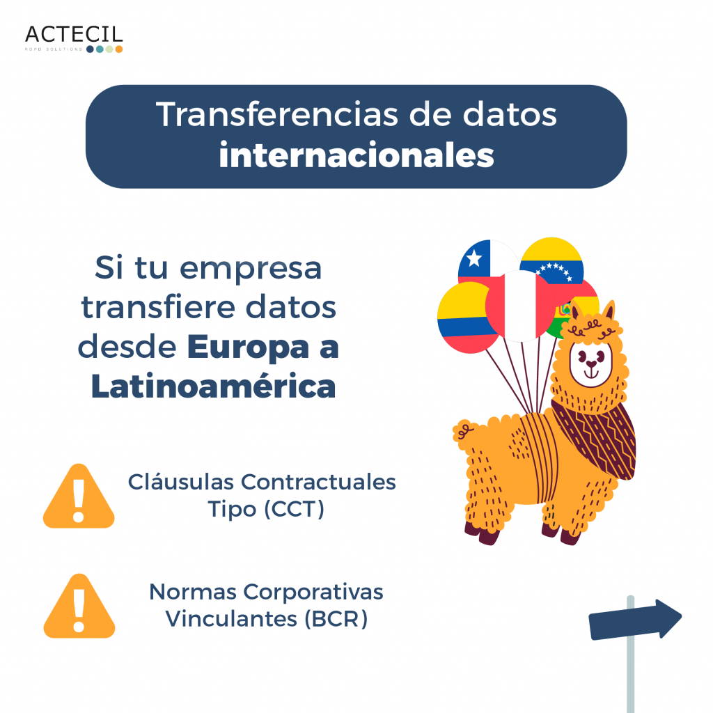 Transferencias de datos europeos para empresas latinoamericanas - ¡Especial precaución!