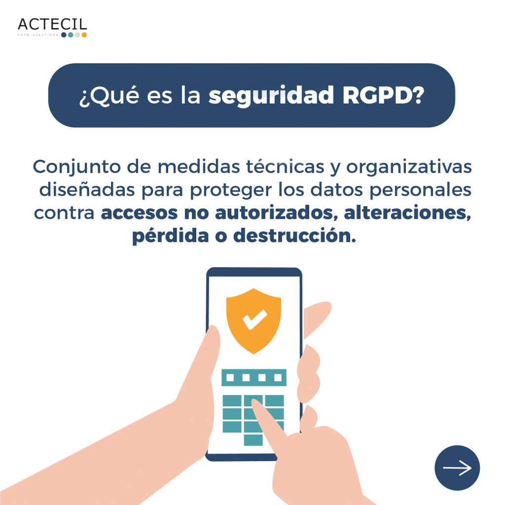 La ciberseguridad y el RGPD sirven para proteger los datos personales de la empresa.